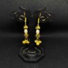 Small golden earrings