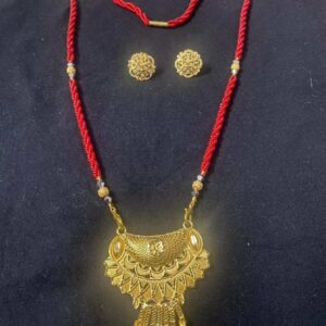 Red beads mangalsutra